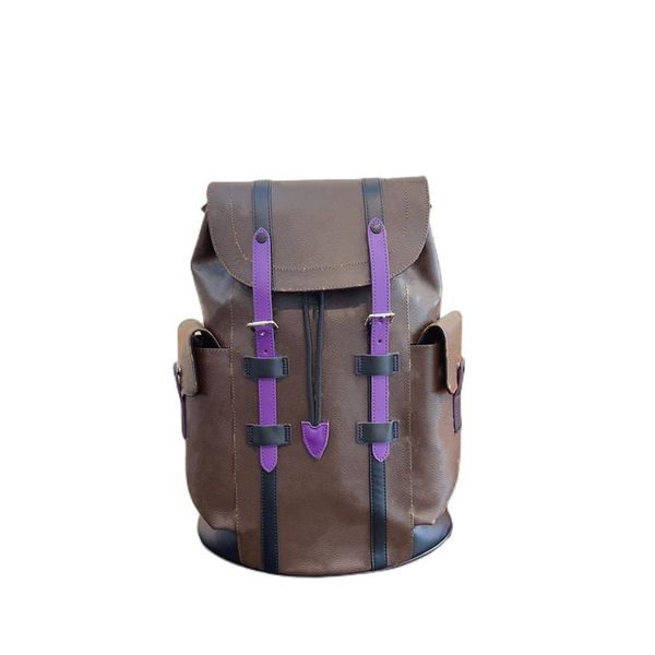 Designer di lusso zaino moda borsa da scuola borsa a tracolla classica vera pelle donna uomo zaino in tela Sport Outdoor tr207n