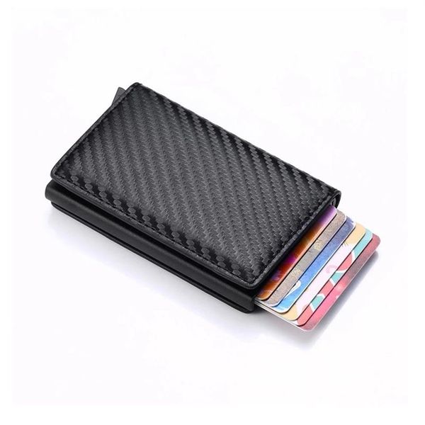 10 teile / los Männer Frauen Neue Smart Wallet Kredit Bankkartenhalter Mode Brieftasche Business Freizeit Mini Wallet291M