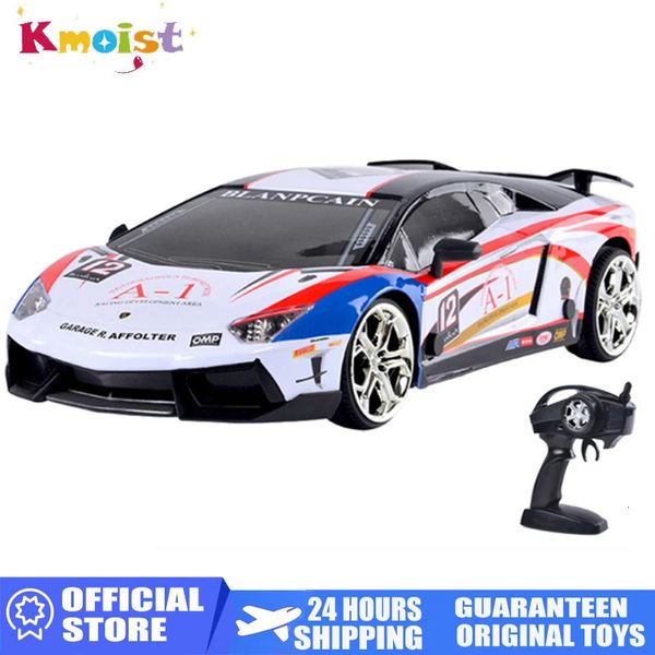 ElectricRC Car RC Car 116 35KmH 2.4G 4Wd Auto telecomandata sulla stazione radio Veicolo da corsa ad alta velocità Giocattoli per ragazzi Kid Bambino Regali di compleanno 231204