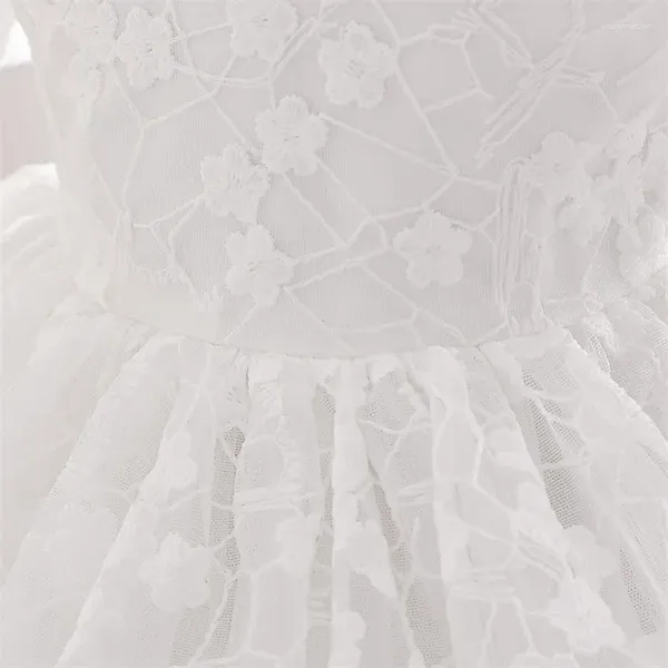 Mädchenkleider WALLARENEAR Kleinkind Mädchen Blumenkleid Rüschen Spitze Festzug Party Hochzeit Brautjungfer Tutu Tüll Prinzessin Rock