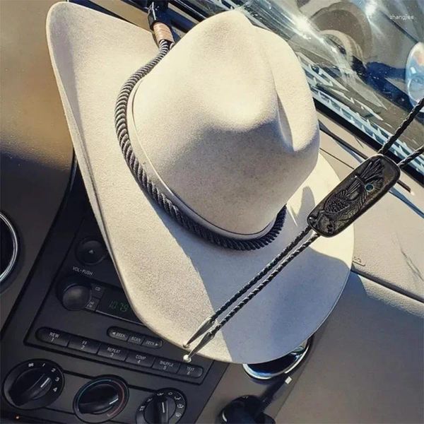 Acessórios Chapéu de Cowboy Suporte Pára-brisa Sílica Gel Otário Corda Doméstica Conveniente Reciclagem Sustentável