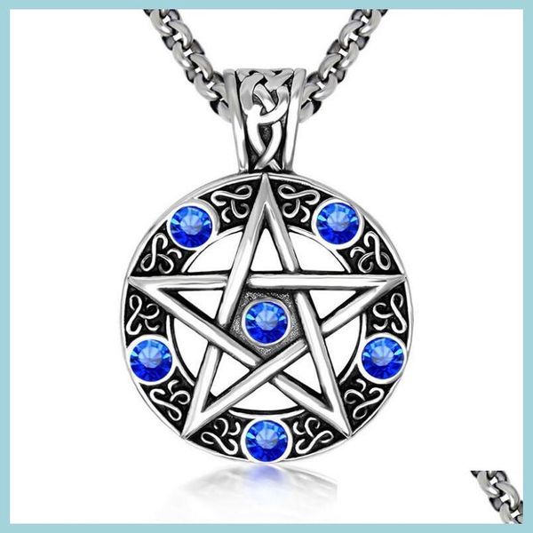 Kolye Kolyeler Supernatural Kolye Pentagram Penticle Beş Nolu Yıldız Wicca Pagan Dean Winchester Kolye Vintage Gotik Jewelr Dhyrf