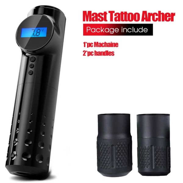 Máquinas de remoção de tatuagem Mast Archer Pen sem fio 3 5mm 4 2mm Curso Motor direto Suprimentos de máquina 231205