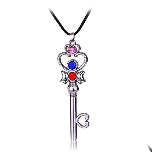 Anhänger Halsketten Cosplay Schmuck Sailor Moon Halskette Chokerhalsketten Sailormoon Herz Anhänger Kette Für Frauen Mädchen Weihnachtsgeschenk D Dhbfn