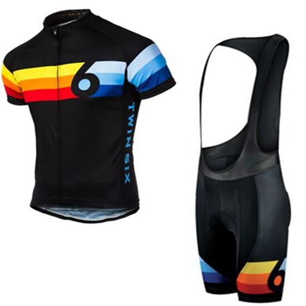 2022 Mens Summmer triathlon Twin six Cycling Jersey mountain bike abbigliamento maglia ciclismo ropa abbigliamento moto Taglia XXS-6XL A245S