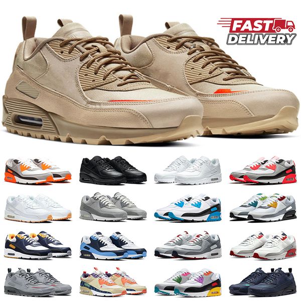 scarpe da corsa da esterno per uomo donna Triple White Gum nero Tweed Dark Army Pink Midnight Navy Obsidian Wolf Grey scarpe da ginnastica sportive da ginnastica