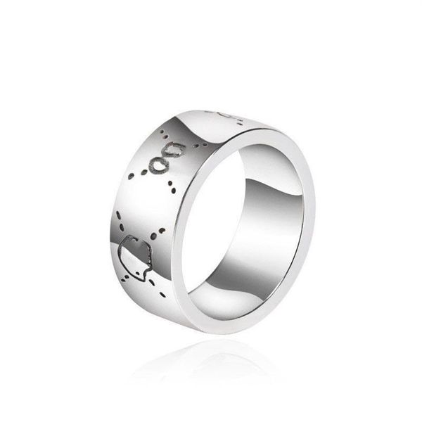 S925 zilveren schedelring vintage sterling zilveren elfring mannen en vrouwen trend hiphop punk paar ring207a