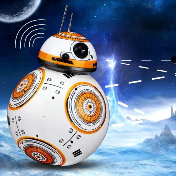 Space War BB8 Intelligente Fernbedienung Roboter Spielzeug Tanz Spinning Ball mit Licht Patrouille Roboter Star Devastator Spielzeug Für Jungen Roboter Spielzeug Modell Kit Action Figur Kinder Spielzeug