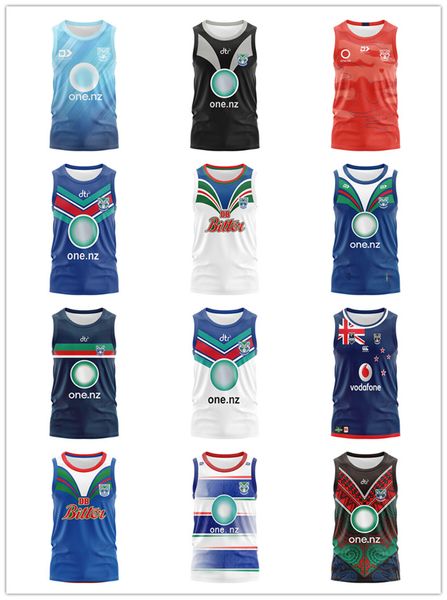 2023 2024 Yeni Zelanda Savaşçıları Ev Yerli Anzak Mirası Singlet Rugby kolsuz gömlek erkek spor eğitim yelek spor giyim spor giyim açık sweatshirt tişörtleri