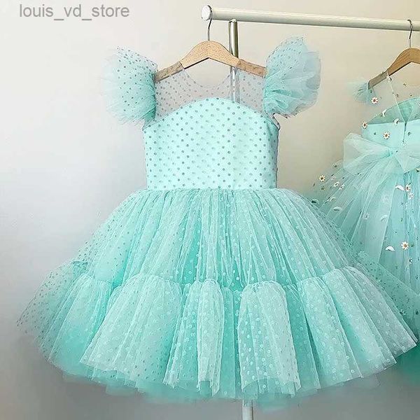 Mädchenkleider 4-10 Jahre schicke Mädchen Kleider Neujahrsfeier Abendkleider eleganter Prinzessin Kleider Ballkleider Wochingkinder Kleider für Mädchen T240415