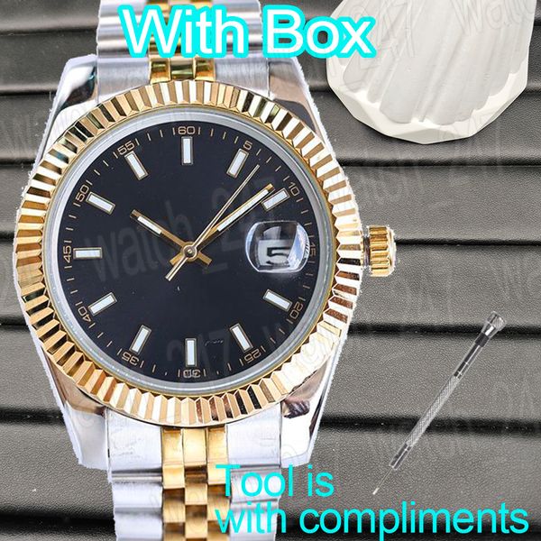 Модные мужские роскошные часы, автоматические мужские часы, дизайнерские золотые керамические безели 2813, механизм 36 мм, 41 мм, часы со светящимся сапфиром, водонепроницаемая подарочная коробка