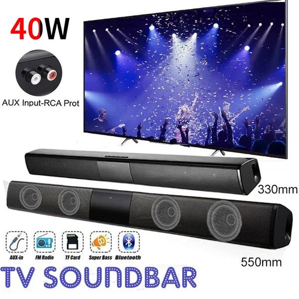 Computer Sers 40W Heimkino-Soundsystem Bluetooth Ser für TV Auto Soundbar Box Subwoofer Radio BS28A BS28B 231204