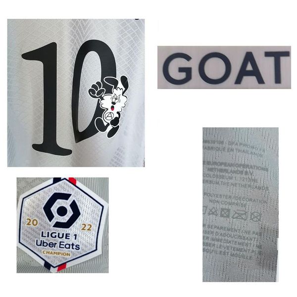 Tessili per la casa 2022 Partita indossata dal giocatore Emissione Super Star Japan Tour Maillot con capra Nome personalizzato Numero Sport Calcio Patch Badge313S