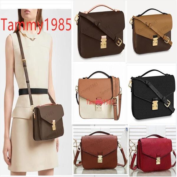 Bolsa de Mensageiro de Recurso Classic de Alta Qualidade Bola Postman Bolsa Mulheres Bolsas de ombro Cross Body Body Pursing Lady Paris Printing e Old Flow30w