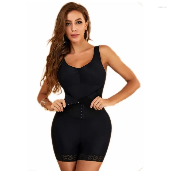 Mulheres Shapers Corpo Inteiro Shapewear Barriga e Mulheres Apertadas Slimming Shaper Bainha Overbust Corset Colombiano Cintas Redutoras Plus Size