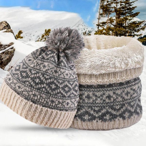 Berretti da baseball da donna invernali antivento scaldacollo cappello e guanti Set stile giapponese Harajuku fiocco di neve lavorato a maglia Echarpe Hiver Femme