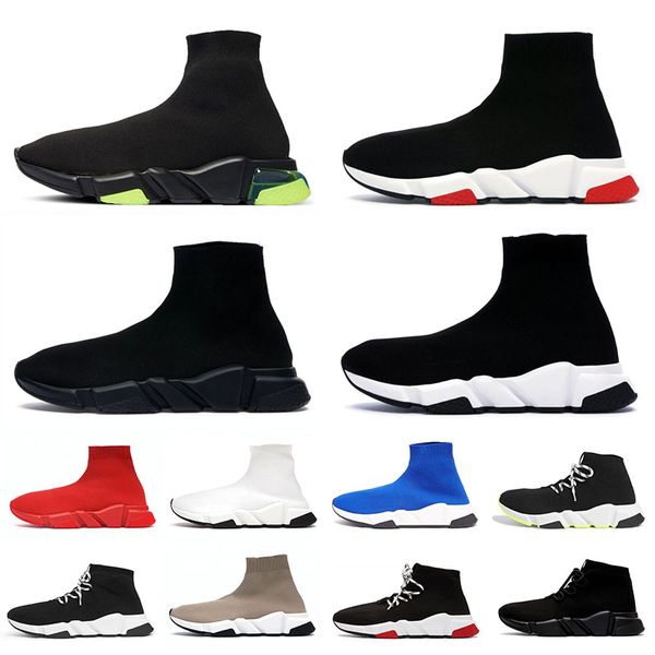 aaa kwaliteit sokschoenen voor heren dames sneakers graffiti zwart wit beige roze groen blauw luxe hardloopschoen outdoor schoenen trainers