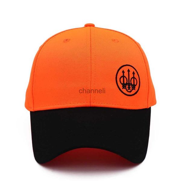 Snapbacks 2021 nova leita arma homens e mulheres ao ar livre tático boné de beisebol moda bordado fluorescente laranja chapéu yq231205