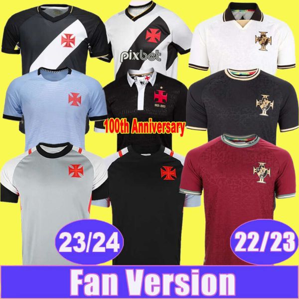 24 Maglie da calcio uomo Vasco Da Gama 100° anniversario 22 23 RANIEL G. PEC JUNINHO GETULIO Home Away 3rd GK Special Edition Abbigliamento da allenamento