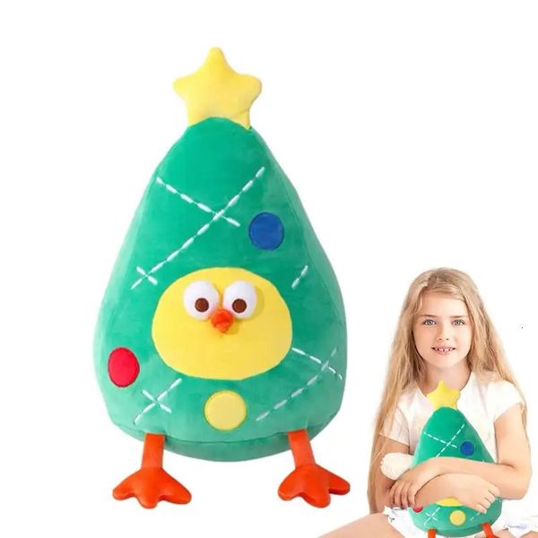 Cuscini di peluche Cuscini Albero di Natale Cuscino imbottito Simpatico cuscino di tiro con pollo Dundun Pollo Peluche Giocattolo per bambini Morbido peluche Cuscino Morbido peluche 231204