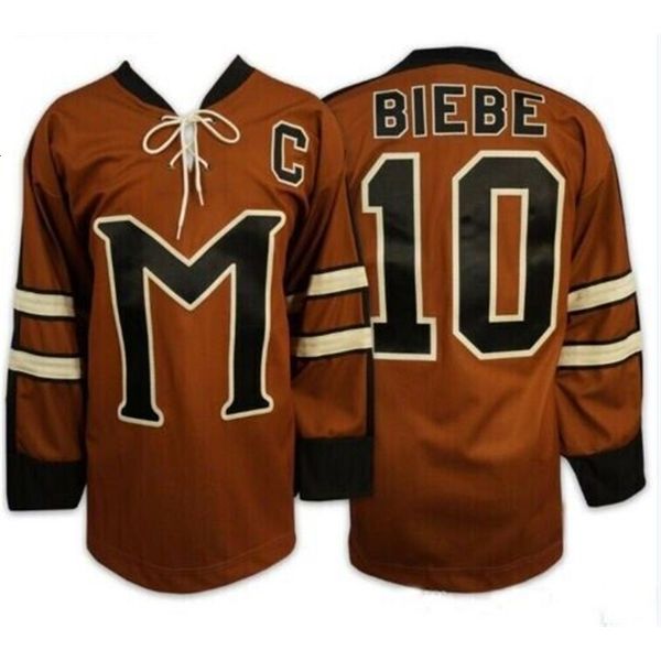 Outros artigos esportivos 1999 Filme Biebe 10 Mystery Alaska Ice Hockey Jersey Todos costurados nomes personalizados 231204