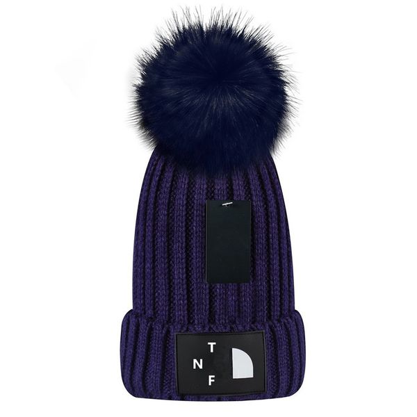 Neue Marke Brief Beanie Kappe Männer Frauen Designer Eimer Hüte Neue Mode Frauen Damen Warme Winter Beanie Große Faux Pelz bommel Hut Outdoor caps C-7