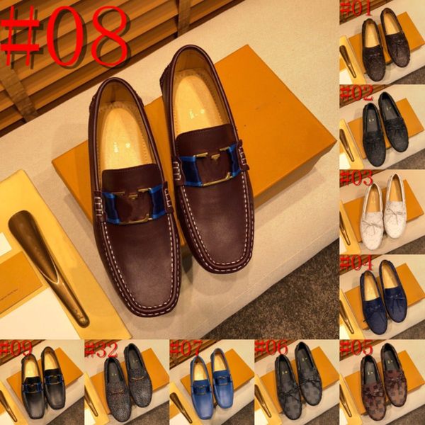 62 Model Erkekler Tasarımcı Loafers Ayakkabı 2023 Yaz Ayakkabıları Adam Yeni Moda Tekne Ayakkabı Yumuşak Tabanları Anti Slip Düz Rahat Erkekler Günlük Sürüş Ayakkabıları