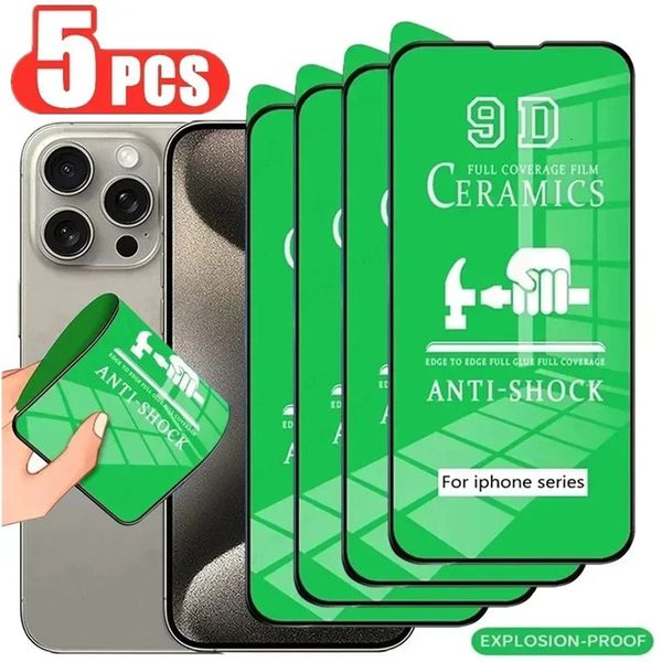 10pc Cep Telefonu Ekran Koruyucular İPhone 14 12 11 15 Pro Max 7 8 Artı Ekran Koruyucusu İPhone 13 için Uygun Mini X XR XS MAX CAM NON CAM 231205