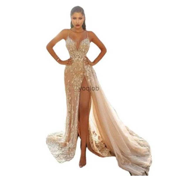 Urban Sexy Kleider, elegante klassische Damenkleidung, Gold, Schönheitskleidung, heißes Damenkleid, S~2XL, Damen-Hosenträger, ärmellos, Netz, ausgehöhlt, langer Rock, L2311298