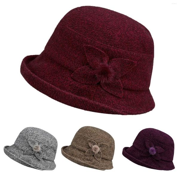 Шляпы с широкими полями, женские осенние и зимние куполообразные повседневные рыбацкие шляпы с леопардовым узором, пушистое ведро с карманами для женщин