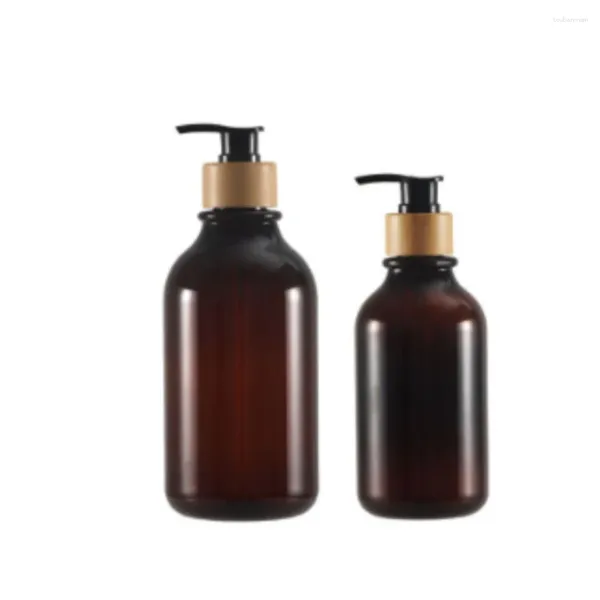 Bottiglia vuota per shampoo, dispenser per sapone liquido, con pompa, gel doccia per contenitore riutilizzabile per il bagno