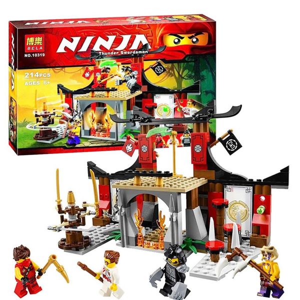 Ninjago 10319 Duel Ninjutsu Driving Range Modelo kits de construção compatíveis com ninjagoes brinquedos educativos para crianças C1115338I