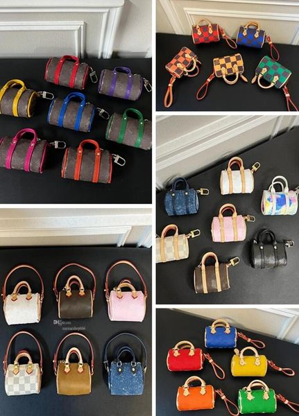 Markentaschen Damen Schlüsselmappen Luxusmarke Mini Boston Tasche Beutel Taschen Geldbörsen Mini KEEPALL Taschen Schlüsselanhänger Designer Brief Männer Totes Umhängetaschen Anhänger Charms