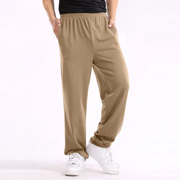 Männer Hosen Vielseitig Streetwear Mann Casual Lose Mode Elastische Warme Winter Sport Hip Hop Taille Kordelzug Männer Jogger Hosen