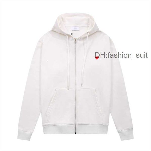 Amies de coeur sokak fermuar kapşon amis aşk etiketi nakış gevşek bağlantı severler uzun kollu cp cp hoodie puf pembe örümcek lulemens kadın 1 gz2p