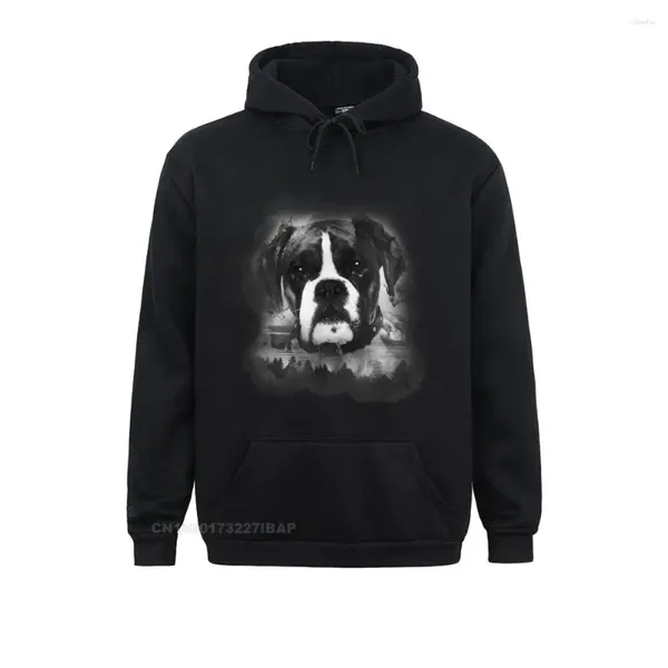 Herren-Kapuzenpullover, schönes Boxer-Hunde-T-Shirt für Liebhaber und Haustierbesitzer, Retro-Sweatshirts, personalisierte Hip-Hop-Kleidung