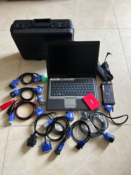 Dpa5 Pro Dearborn-Protokolladapter, LKW-Diagnose, professionelles Scanner-Tool, komplettes Set mit Laptop D630 Hdd/Ssd