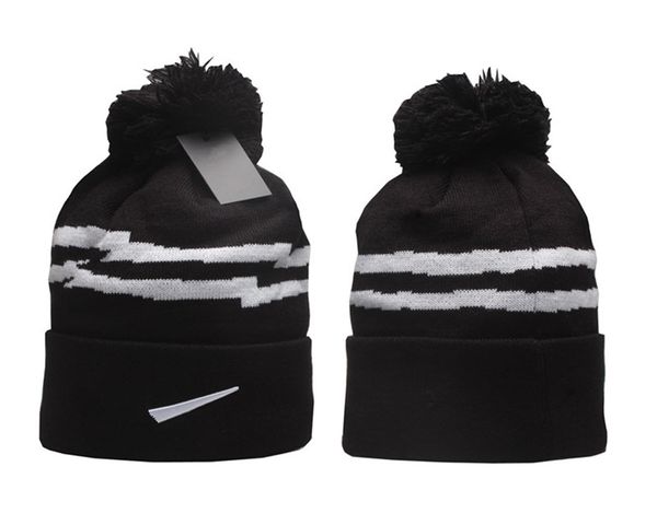 Marca letra NK beanie Cap homens mulheres designer balde chapéus Nova Moda Mulheres Senhoras Quente Inverno Beanie Grande Pele Do Falso Pom Bobble Chapéu Ao Ar Livre K-2