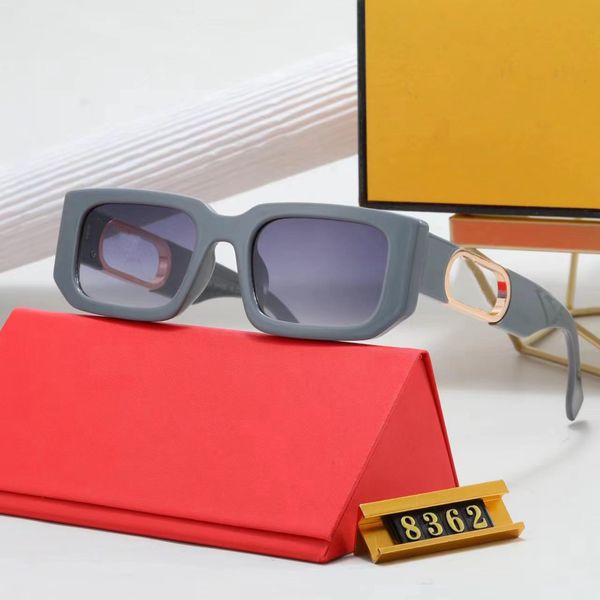 Schwarze polarisierte Designer-Sonnenbrillen für Herren, Strandparty, UV-Schutz, Sonnenbrillen werden mit einer Geschenkbox geliefert