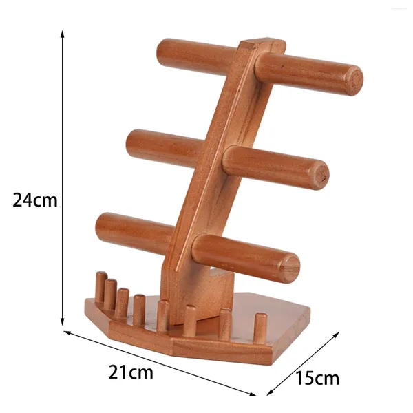 Мешочки для ювелирных изделий Деревянный держатель браслета Стенд для продажи дома