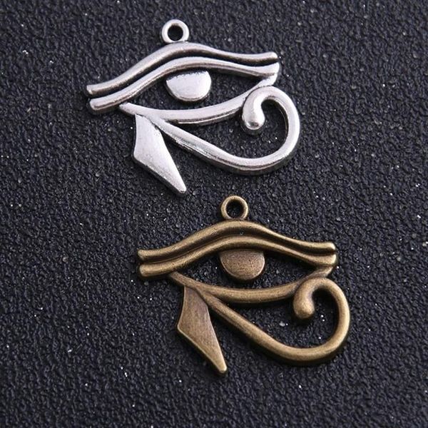 60 шт. 26 32 мм два цвета Rah Egypt Eye Of Horus египетские подвески-подвески для ожерелья, браслета, изготовления ювелирных изделий2394