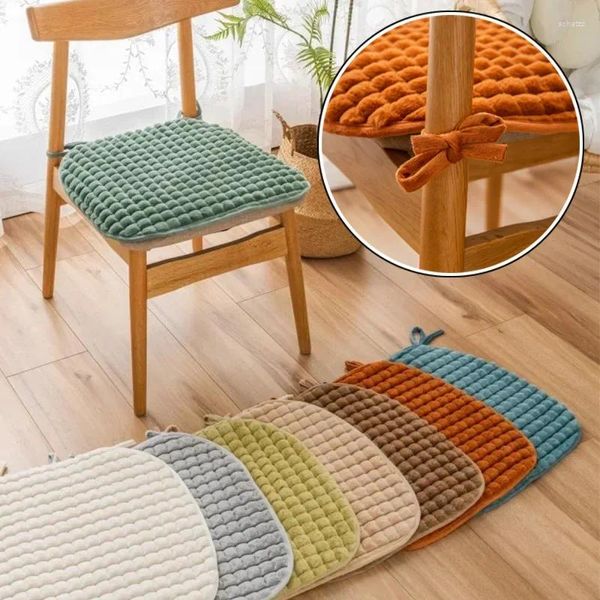 Pillow Square Chair Seat Pad With Tie Non-Slip Dining Cotton Filling DiningHome, Furniture & DIY, Furniture, Cushions!