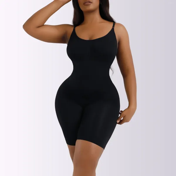 Modeladores femininos pós-parto quadril elevador sem costura shapewear espartilho corpo inteiro halter midriff bodypiece roupa interior