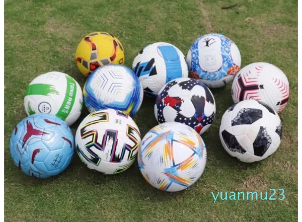 Bolas nova moda high-end copa do mundo de futebol personalizar tamanho oficial bola de futebol para o jogo