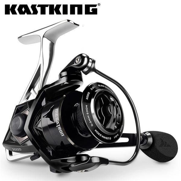 Fliegenfischen Reels2 KastKing 18 kg Max Drag Carbon Spinnrolle mit großer Spule Aluminiumkörper Salzwasser 231204