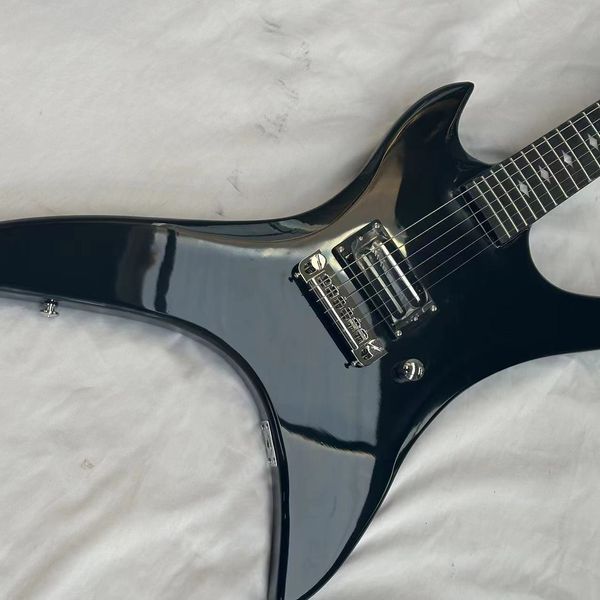 Colore nero del corpo del Neckthink della chitarra elettrica di stile 2024 BC-ric trasporto libero