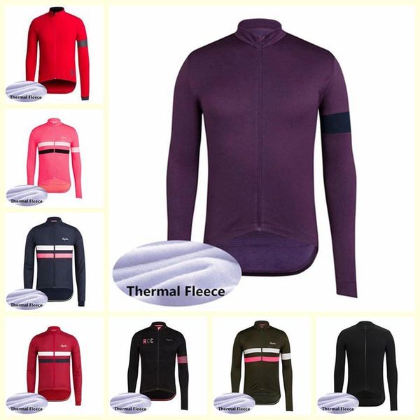 2019 squadra RAPHA ciclismo invernale maglia termica in pile abbigliamento bici maglia vestiti montagna ropa ciclismo sportwear U101820294e