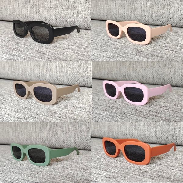 Fabrikpreis coole moderne Kinder Fabrik Brillen Kinder Größe Mode längliche Baby Sonnenbrille 6 Farben