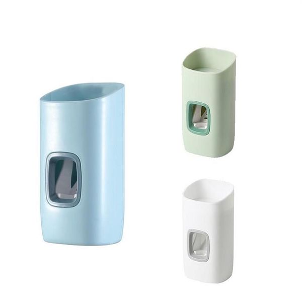 Porta spazzolini Dispenser automatico di dentifricio Set di accessori per il bagno Strumento porta spremiagrumi282k