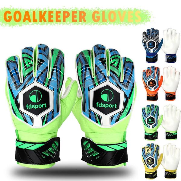 Guanti sportivi Portiere professionale Uomo Donna Adulti Bambino Calcio Portiere di calcio Antiscivolo Guanto in lattice addensato Salva dita Guardia 231205